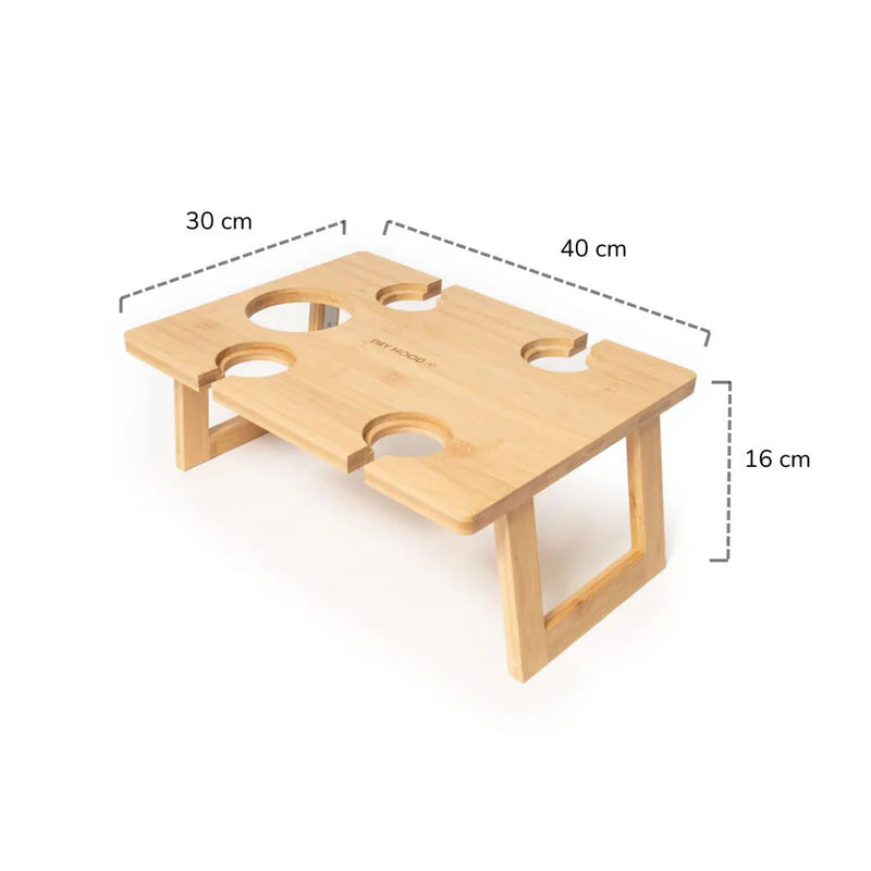 mesa de madera de picnic