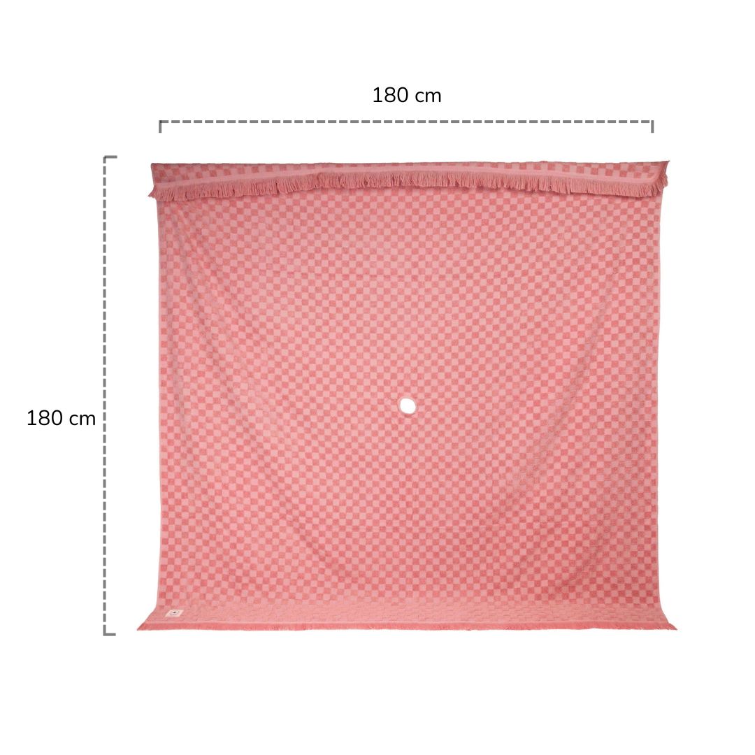 Toalla de Playa Doble Mallorca Roja