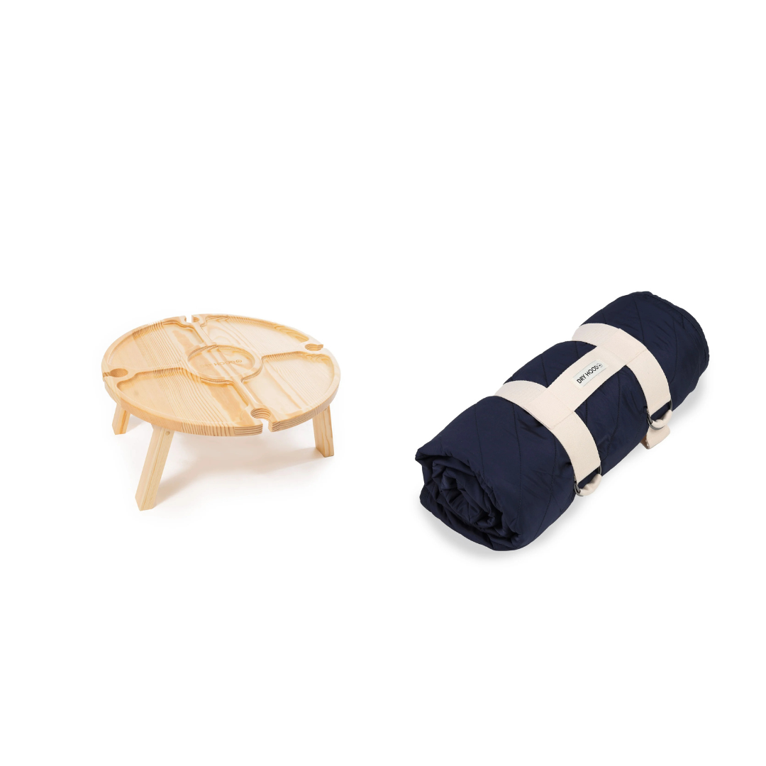 Mesa Picnic Circular y Manta Picnic Biarritz