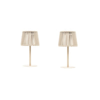 Pack 2 Lámparas Solares Søvik Beige