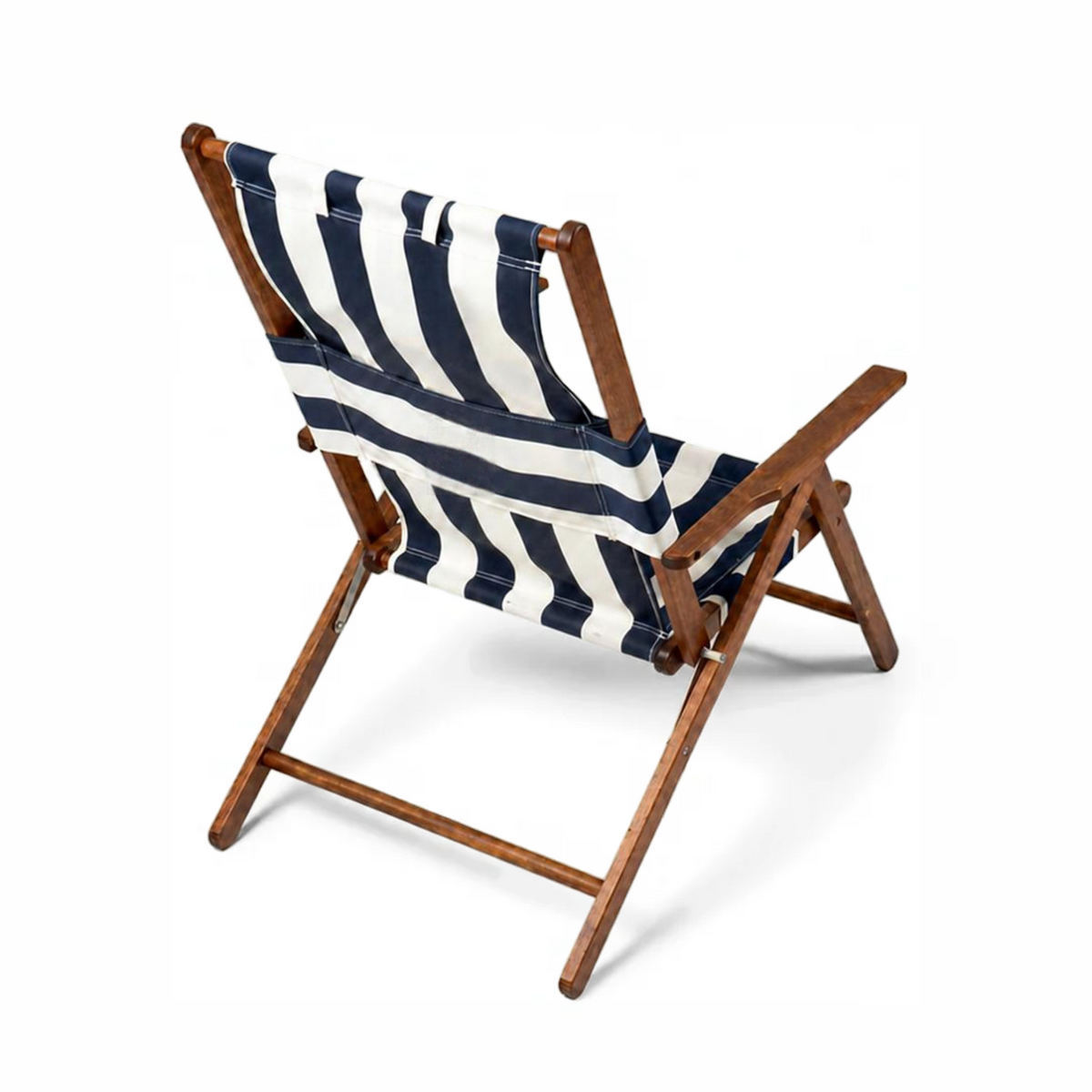 Silla Madera Casablanca Azul Lineas