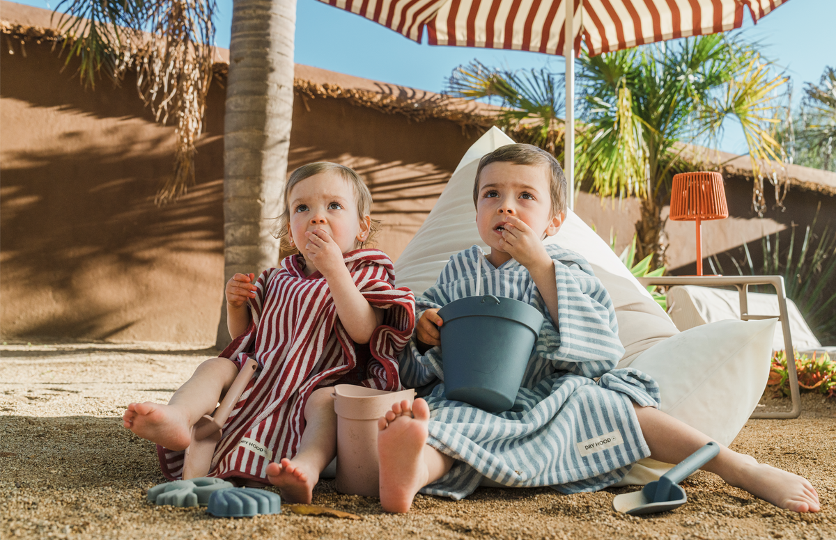 Poncho de toalla niños aveiro