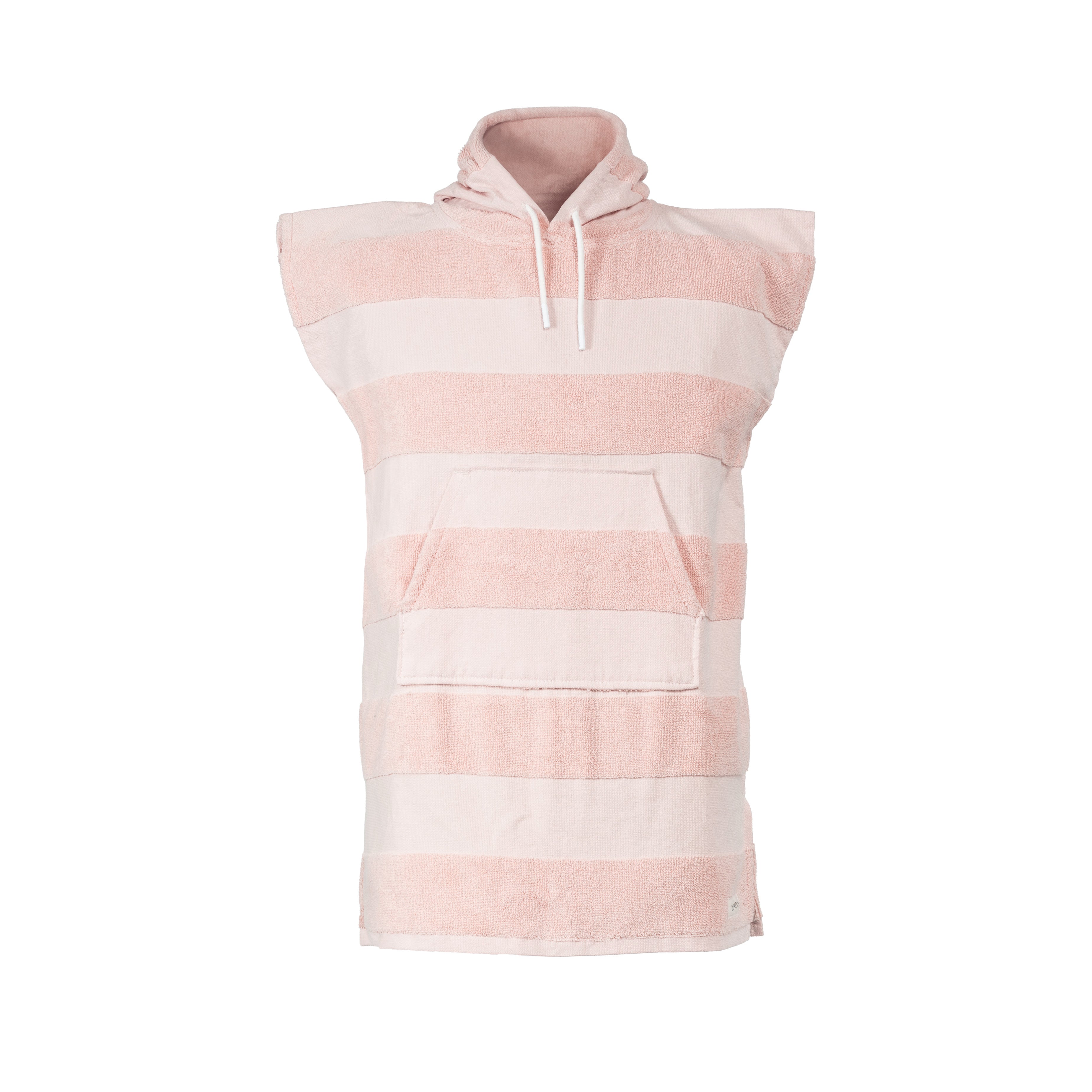 poncho toalla infantil rosado