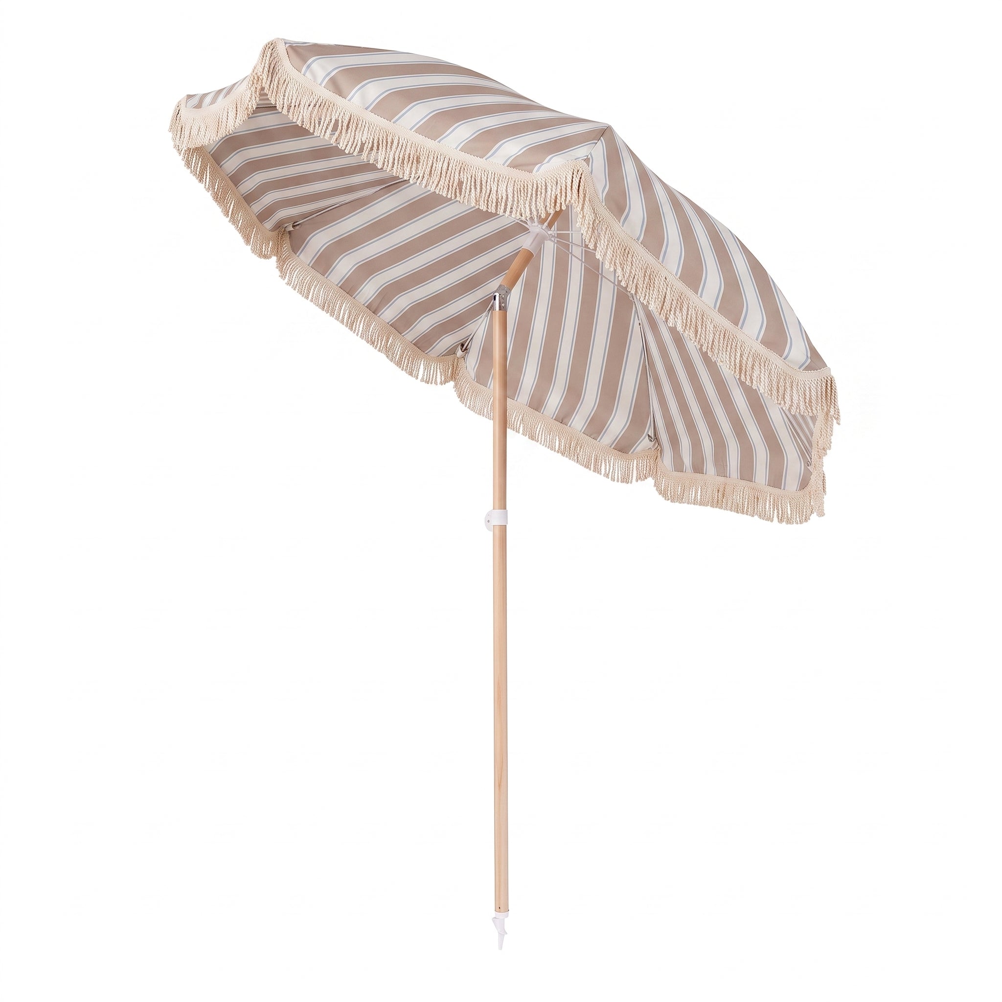 Quitasol de Playa Vintage Beige Limited con inclinación