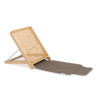 respaldo de rattan para playa