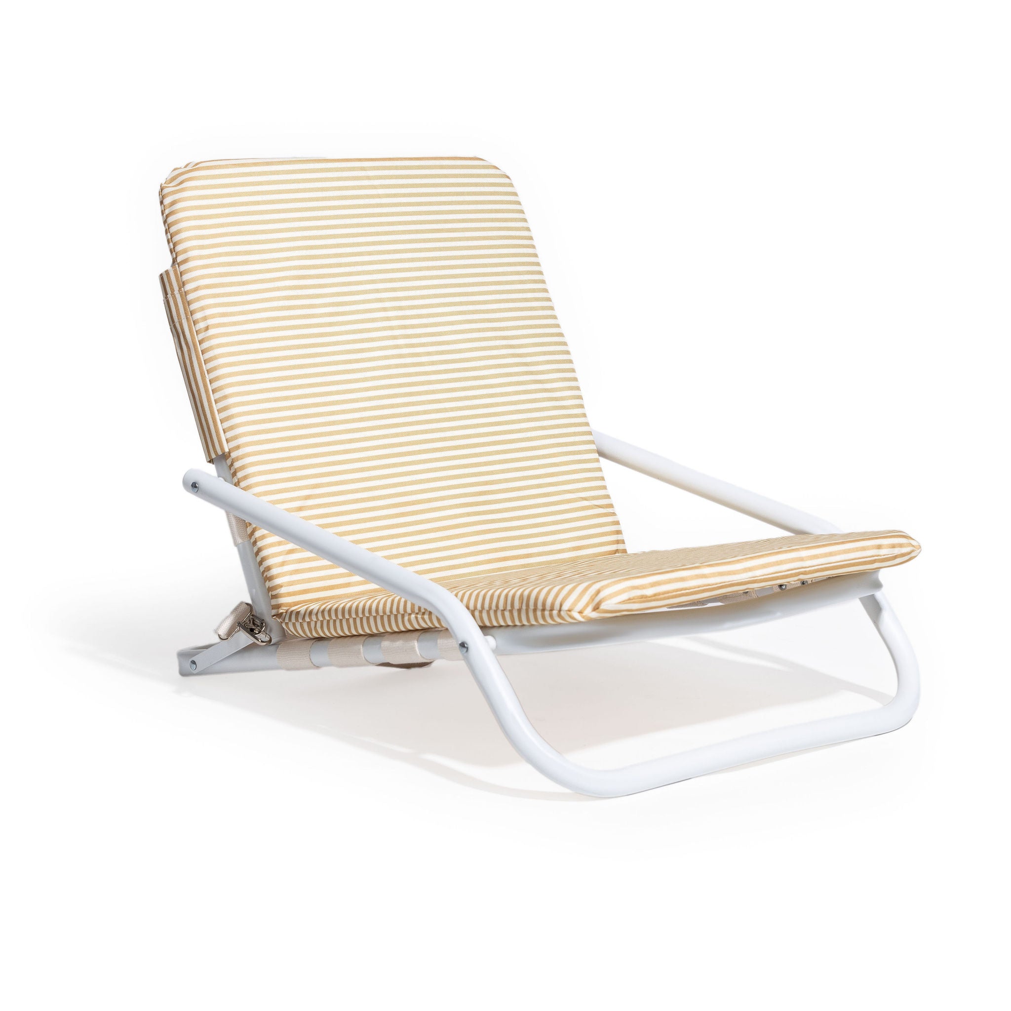 Silla de playa plegable beige