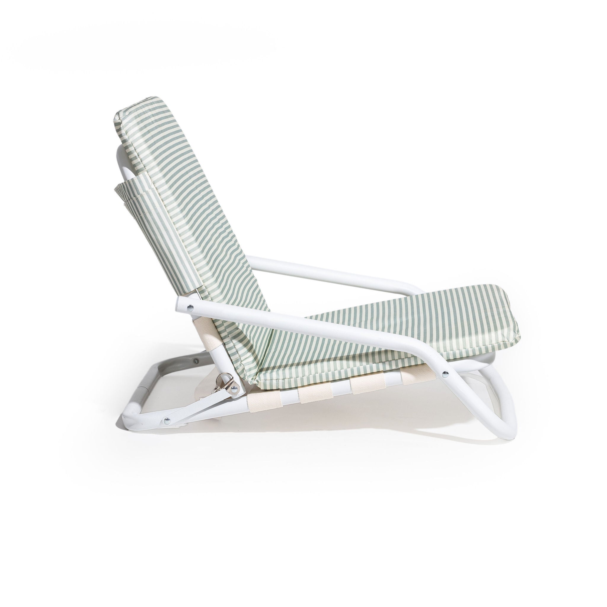 Silla plegable de playa verde