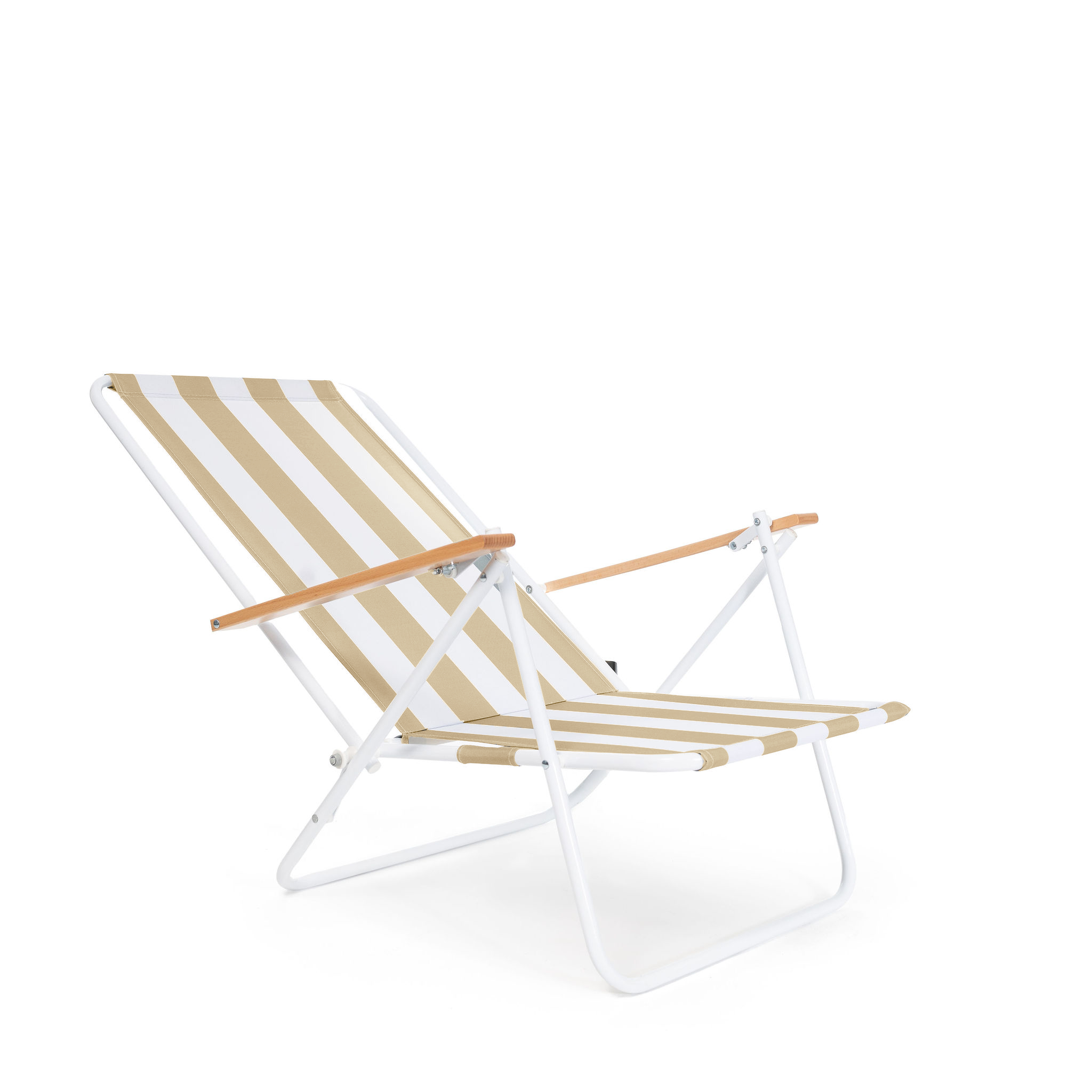 silla de playa beige