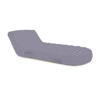 Sillón inflable piscina Santorini lineas azul