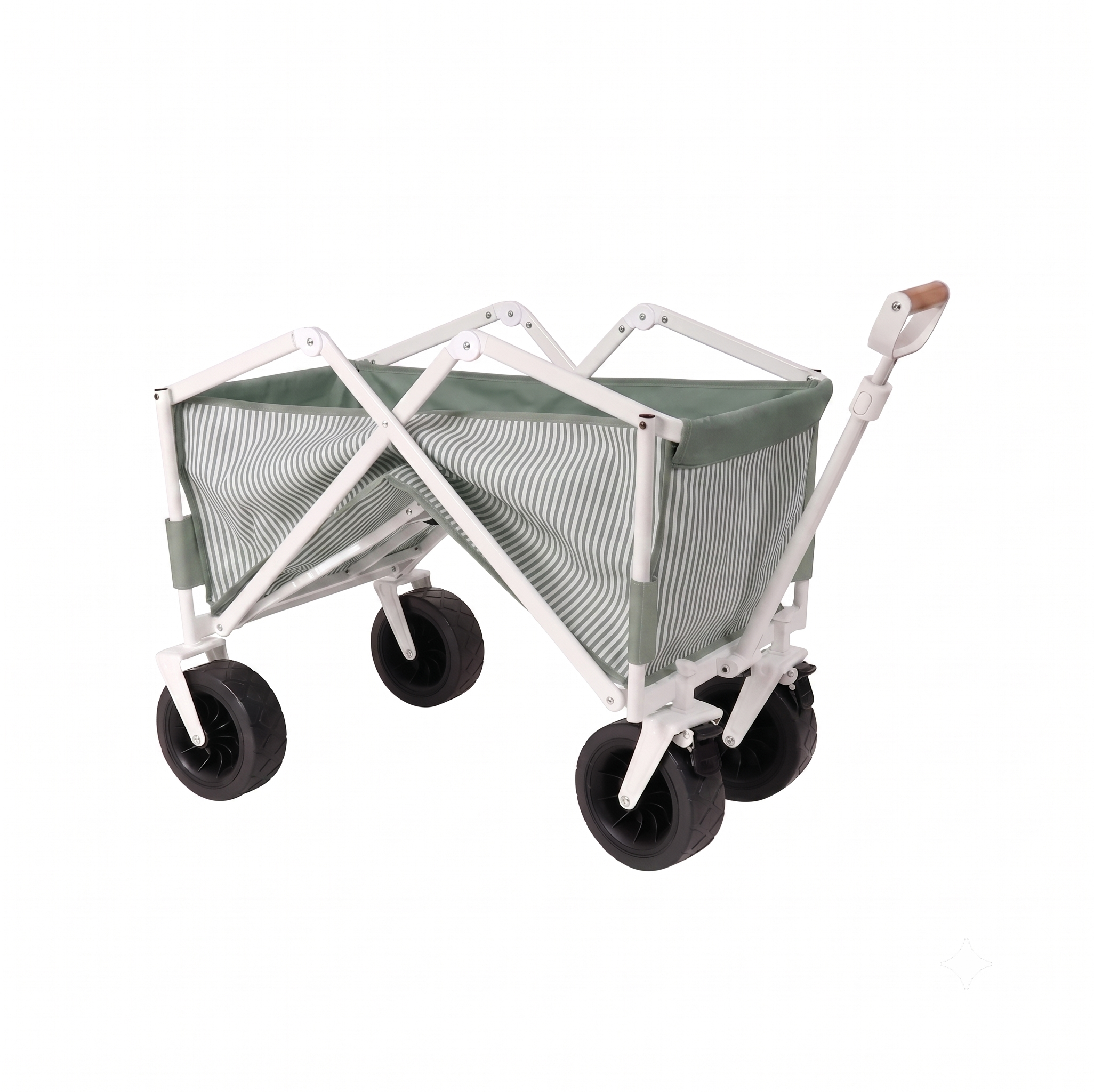 carrito de playa plegable de fácil guardado
