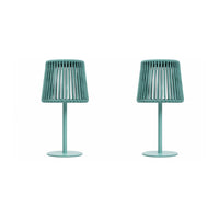 pack de 2 lamparas de mesa para exterior