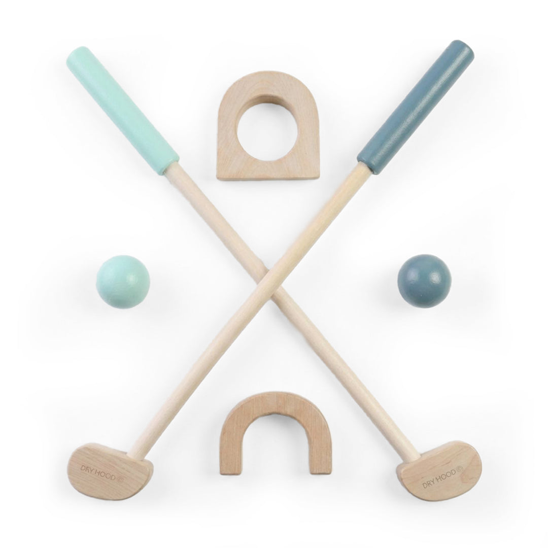 juego de golf de madera