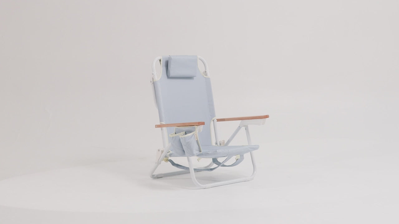 silla con 6 posiciones para la playa