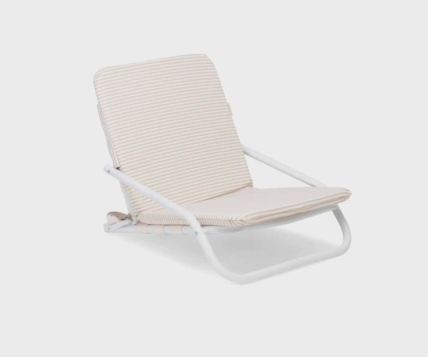 silla de playa baja con cojin
