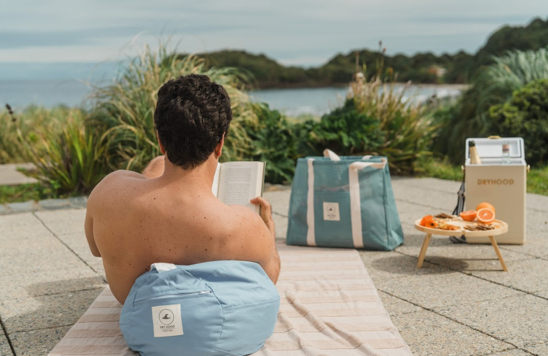 set de productos de playa