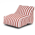 Sillón Exterior Cannes Rojo Líneas, sillón reposera de exterior con funda DryTex — DryHood